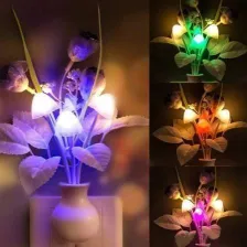 Cute Mushroom Flower Colorful Sensor Night Lamp